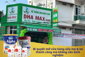 Bí quyết mở cửa hàng sữa mẹ & bé thành công mà không cần kinh nghiệm.
