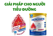 GIẢI PHÁP DINH DƯỠNG CHUYÊN BIỆT DÀNH CHO NGƯỜI TIỂU ĐƯỜNG  - SỮA BỘT HEROGEN DIABET