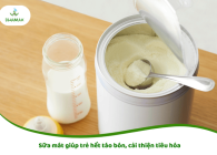 Sữa mát giúp trẻ hết táo bón, cải thiện tiêu hóa