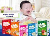 Trọn bộ đủ 5 vị Bột ăn dặm Colos HMO cho bé yêu