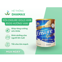 Sữa bột Ensure Gold 850g hương Vani