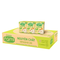 Sữa đậu nành nguyên chất Fami ít đường 200ml