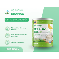 Bột Ăn Dặm D3+ k2 DHA gạo sữa 320g
