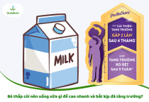 Bé thấp còi nên uống sữa gì để cao nhanh và bắt kịp đà tăng trưởng?