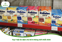 Top 7 bột ăn dặm cho bé 6 tháng mới nhất 2026