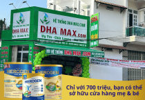 Chỉ với 700 triệu, bạn có thể sở hữu cửa hàng mẹ & bé ngay. Không cần kinh nghiệm