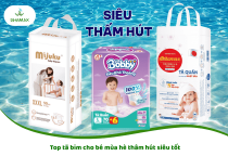 Top tã bỉm cho bé mùa hè thâm hút siêu tốt