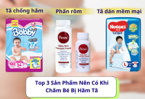 Top 3 Sản Phẩm Nên Có Khi Chăm Bé Bị Hăm Tã