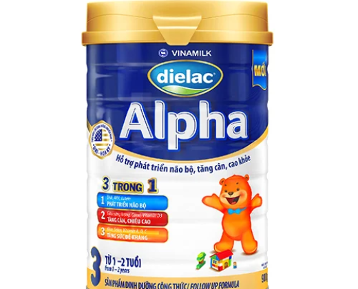 Sữa bột Dielac Alpha 3 900g (cho trẻ từ 1 - 2 tuổi)