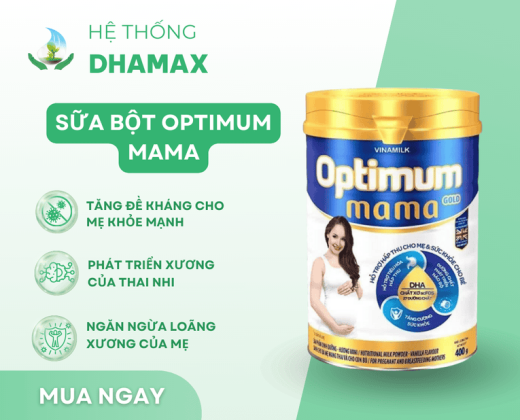 Sữa bột Vinamilk Optimum Mama Gold- Hộp thiếc 900g