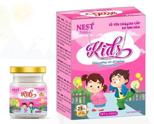Yến sào nest max kids hủ hồng 70ml