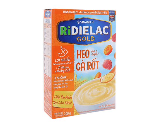 Bột ăn dặm RiDielac Heo Cà Rốt
