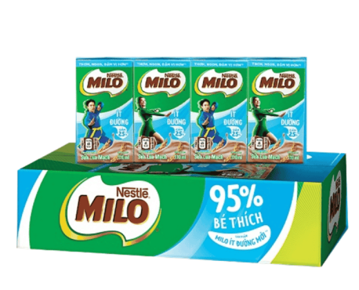 Sữa lúa mạch Milo itd đường hộp 110ml