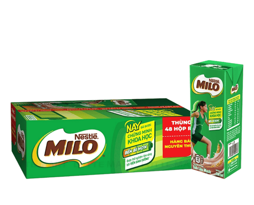 Sữa lúa mạch Milo có đường hộp 180ml