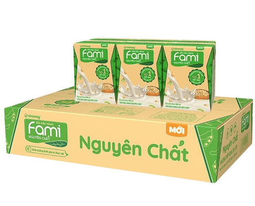 Sữa đậu nành nguyên chất Fami 200ml