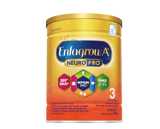Sữa bột Enfagrow A+ số 3 830g (1-3 tuổi)