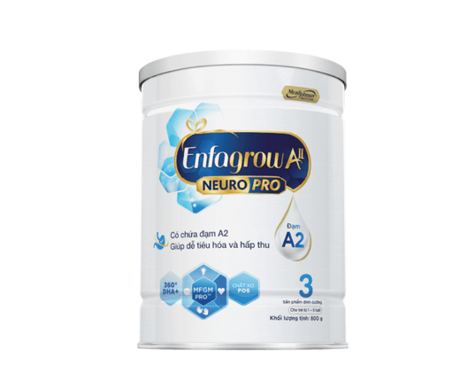 Sữa bột Enfagrow A2 NeuroPro số 3 800g (1 - 6 tuổi)