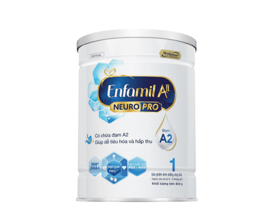 Sữa bột Enfamil A2 NeuroPro số 1 800g (Infant Formula, 0 - 6 tháng)