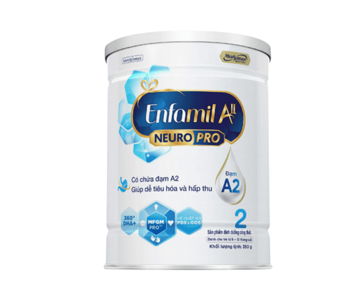 Sữa bột Enfamil A2 NeuroPro số 2 800g (6 - 12 tháng tuổi)