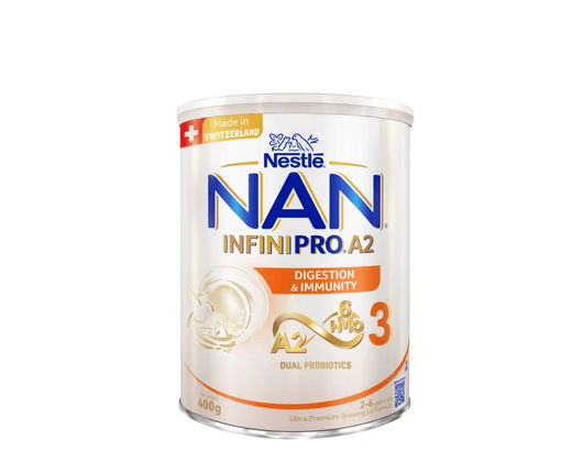 Sữa Nan Infinipro A2 6HMO số 3 400g cho bé 2-6 tuổi