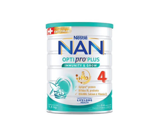 Sữa Nan Optipro Plus số 4 5HMO 1.5kg cho bé 2-6 tuổi.