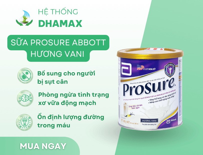 Sữa bột Prosure Vanilla 380g