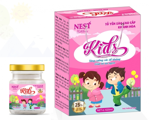 Yến sào nest max kids hủ hồng 70ml