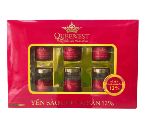 Yến sào Queenest chưng sẵn 12%