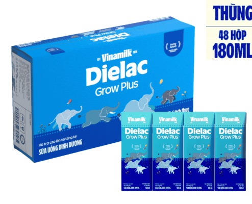 Sữa bột pha sẵn Dielac Grow Plus hộp 180ml