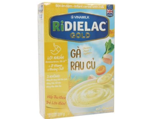 Bột ăn dặm RiDielac Gold Gà rau củ
