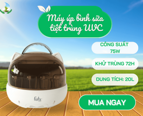 Máy úp bình sữa tiệt trùng Uv Fatz Baby Tidy 1