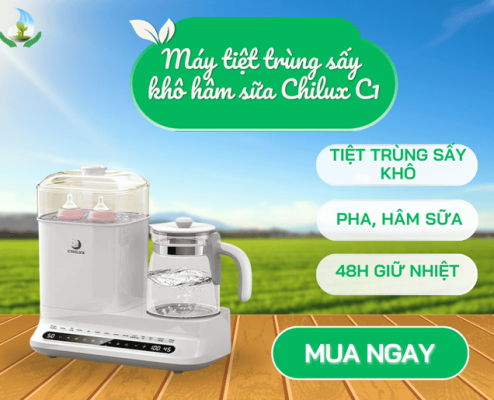 Máy tiệt trùng Sấy khô Hâm sữa Chilux C1