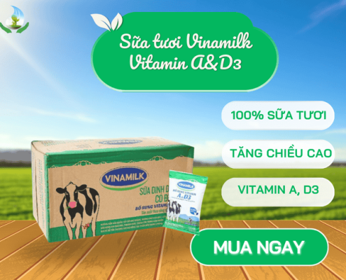Sữa tươi VINAMILK bịch