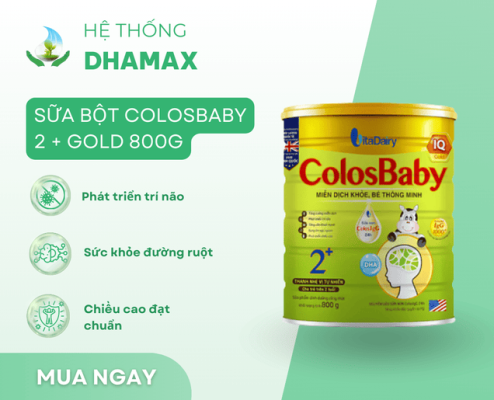 Sữa bột Colosbaby 2 + gold 800g