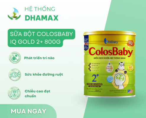 Sữa Colosbaby IQ Gold 2+ 800g (từ 2 tuổi)
