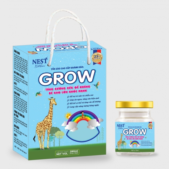 Yến sào nest max grow hủ xanh 70ml