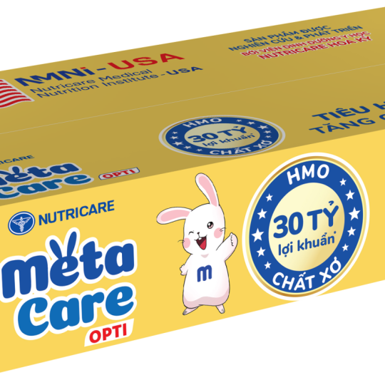 Thùng sữa bột pha sẵn metacare vàng 110 ml