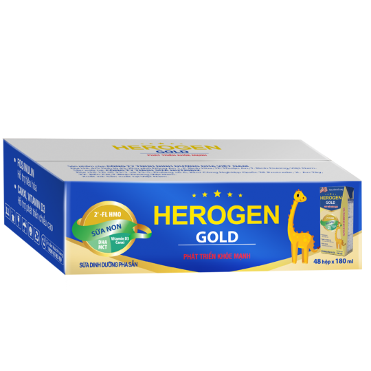 Thùng sữa bột pha sẵn herogen 180ml