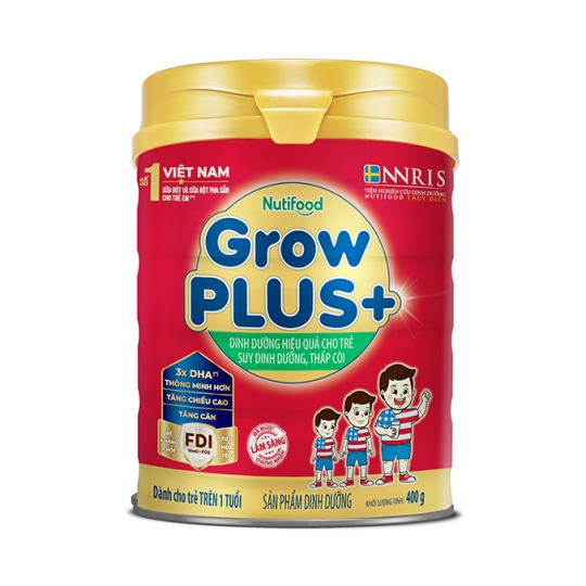 SỮA GROWPLUS+ DINH DƯỠNG HIỆU QUẢ CHO TRẺ SUY DINH DƯỠNG, THẤP CÒI