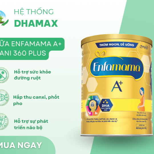 Sữa Enfamama A+ vani 360 plus