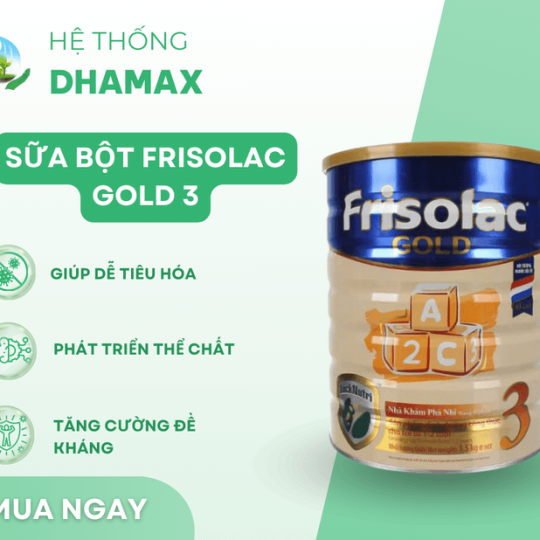 Sữa Frisolac Gold 3 ( 1-2 tuổi)