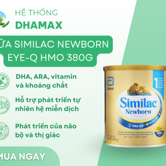 Sữa bột Similac Newborn Eye-Q HMO (380g)