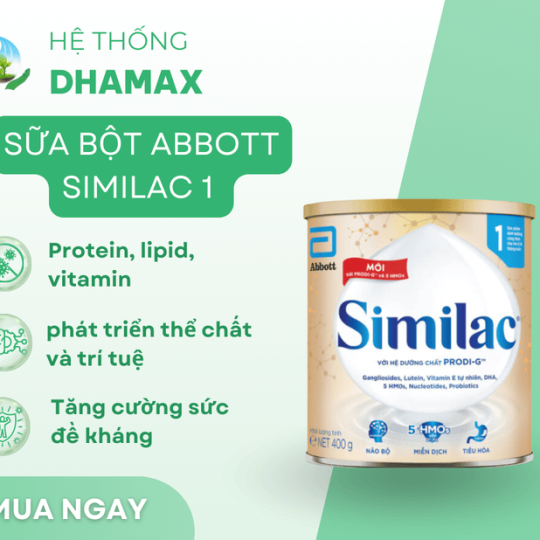 Sữa bột Abbott Similac 1 cho trẻ 0-6 tháng (400g)
