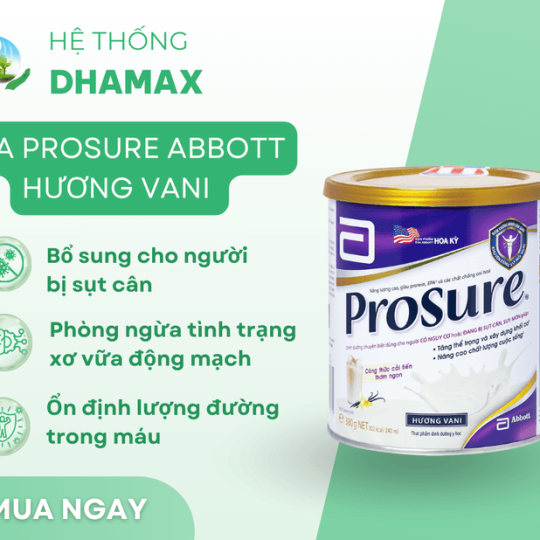 Sữa bột Prosure Vanilla 380g