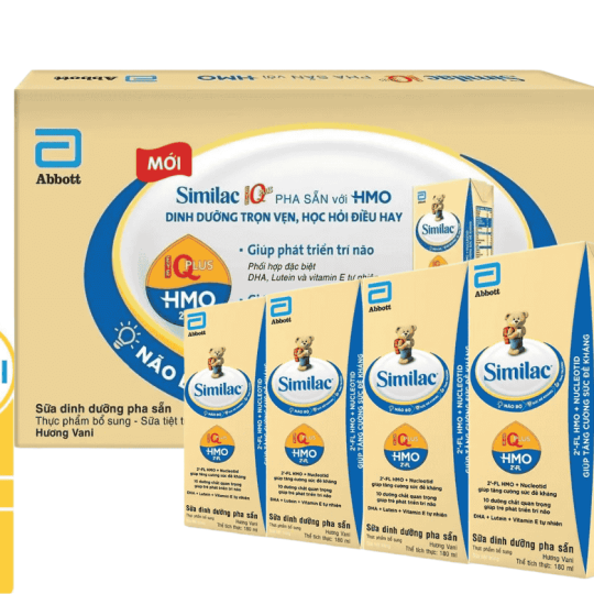 Sữa bột pha sẵn Similac hương vani 110 ml