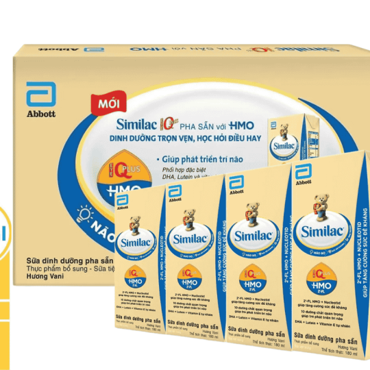 Sữa bột pha sẵn Similac hương vani 180 ml