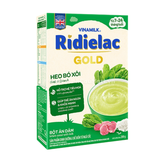 Bột ăn dặm RiDielac Heo Bó Xôi