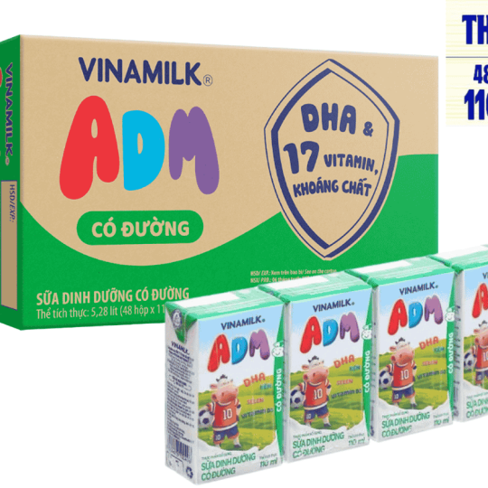 Sữa dinh dưỡng  ADM có đường 110ml
