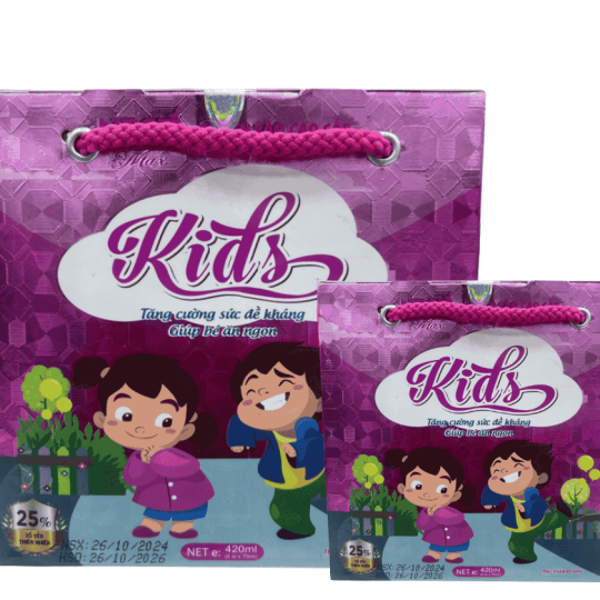 Yến sào Nest Max Kids Hồng 420ml (6lọ x 70ml)
