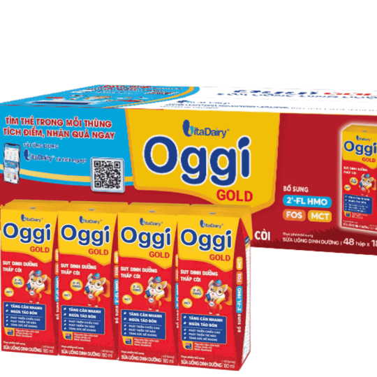 Sữa bột pha sẵn Oggi Gold 180 ml